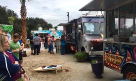 Village Garden Food Truck Park in St. Augustine, Florida