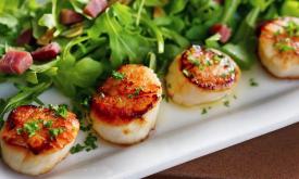 Scallops from Lulu's Waterfront Grille in Pointe Vedra, up the coast from St. Augustine.