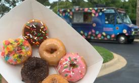 Six mini-donuts from Rad Ringo's Mini Donuts in St. Augustine.