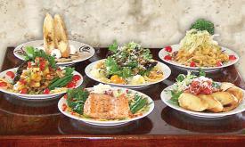 O.C. White's Seafood & Spirits offers a variety of fresh seafood specialties.