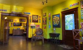 Inside Coffee House Realty Cafe in St. Augustine, FL