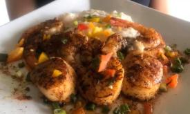 Scallops from Two Dudes Seafood Restaurant in Ponte Vedra Beach, Florida