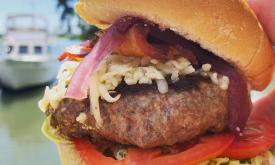 Uptown Scratch Kitchen's burgers are famous among locals in St. Augustine.