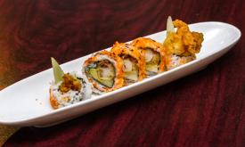 A special roll from Yamato Japanese Steakhouse and Sushi in St. Augustine.