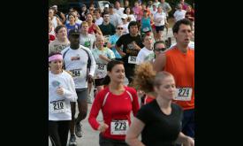 The Shut Up and Run 5K is an annual event on Thanksgiving Day in St. Augustine.