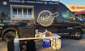Skillet food truck ready for guests in St. Augustine.