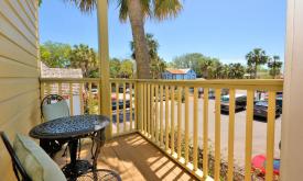 Guests will enjoy relaxing on the balconies available in some rooms at the Agustin Inn.