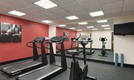 Fitness center at Country Inn & Suites in historic downtown, St. Augustine. 