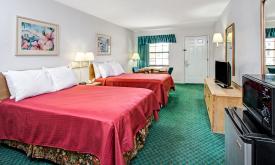 A guest room at the Travelodge in St. Augustine, FL. 