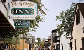 The St. George Inn is in the heart of St. Augustine's historic district.