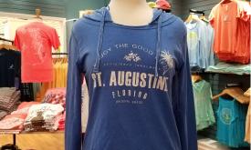 A hoodie at 1565 Trading Company in St. Augustine, Florida.