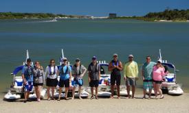 Bluewater Adventure tour group in St. Augustine