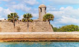 St. Augustine's Castillo de San Marcos from the water.