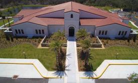 A bird's eye view of Celebration Hall in St. Augustine.