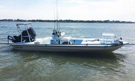 2016 Eastcape Skiff used by Drum Man Fishing Charters in St. Augustine.