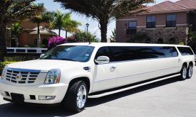  An Escalade limousine available for rent at Party Bus St. Augustine 