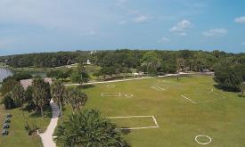 Archaeologists have laid out the lines of the 1565 Menendez settlement at the Fountain of Youth in St. Augustine.