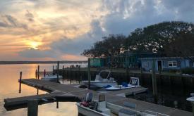 Boat rentals at Genung's Fish Camp in St. Augustine, Florida.