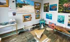 The work of 35 local artists is presented at High Tide Gallery in St. Augustine.