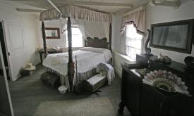 Oldest House bedroom; kept up to the colonist's standards! 