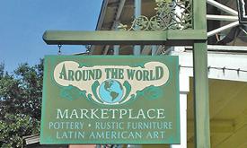 Around the World Marketplace located near the Old City Gates. 
