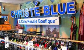 Christe Blue is a resale and retail boutique specializing in eclectic fashions. 