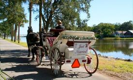 Country Carriages allows guests to tour St. Augustine in luxurious style.