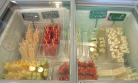 Guests of The Hyppo can choose from an amazing variety of homemade gourmet popsicles.