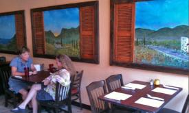 Both indoor and outdoor seating are available at Nonna's Trattoria on Aviles Street in St. Augustine.