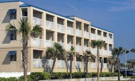 OceanView Hotel building on Vilano Beach, just outside St. Augustine, Florida