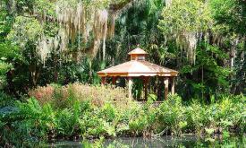 The gazebo at Washington Oaks Gardens in St. Augustine.