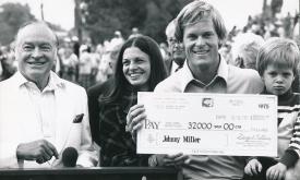 Johnny Miller winning the Bob Hope Desert Classic in 1975