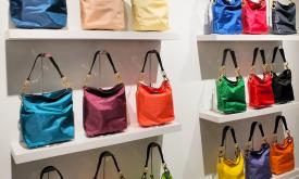 Handbags on display at Jean Pierre Klifa Paris in St. Augustine.