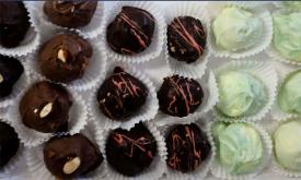 Chocolates from Melli Chocolates on Anastasia Island in St. Augustine.