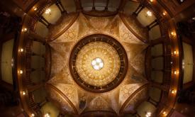 The rotunda dome at Flagler College in St. Augustine.