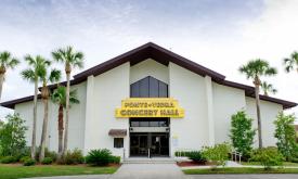 The Ponte Vedra Concert Hall is located on A1A north of St. Augustine.