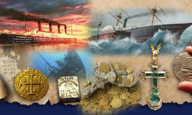 A montage of some of the exhibits that can be found in the St. Augustine Shipwreck Museum and Gallery in St. Augustine.