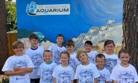 Kids enjoying summer camp at the St. Augustine Aquarium 