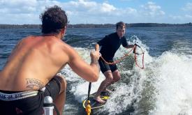 Those who want to learn to wakeboard can do so with Wake2Wake FL in St. Augustine.