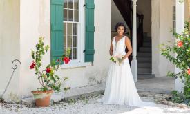 Bride at Ximenez-Fatio House in St. Augustine, Florida