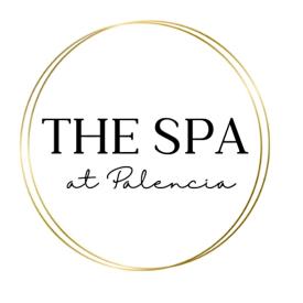 The gold and black logo of The Spa at Palencia