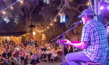 One of the Nashville songwriters on stage at Colonial Oak