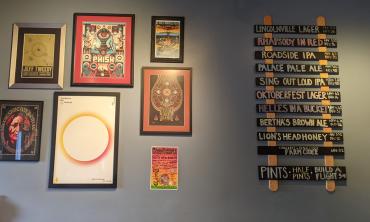 The menu board for brews changes frequently at Dog Rose Brewing Co. in St. Augustine.