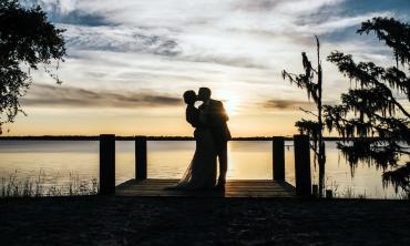 Sunset at La Venture Grove on the St. Johns River.