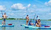 Paddleboarding with 904 SUP Yoga in St. Augsutine, FL.