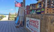 Barney's Beach Service provides beach chair and umbrella rentals in St. Augustine Beach.