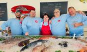 The BJ's Seafood Market team in St. Augustine.