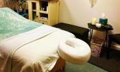 Massage table at Caroline Altmann Massage Therapy in St. Augustine, FL 