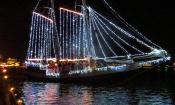 Watch holiday magic float down the Intracoastal Waterway in Palm Valley’s annual boat parade.