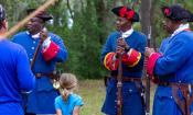 Historic reenacts brings the 1740 Battle of Fort Mose to life during an all-day event in St. Augustine, FL.